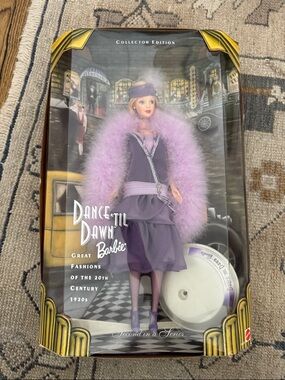 Barbie Dance Til Dawn Lavender & Purple 1920s Flapper Collector Doll